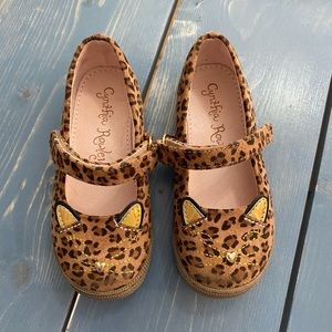 Leopard kitten Mary Janes